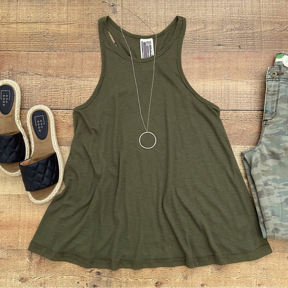 FREE PEOPLE Ribbed Swing Tank - Picture 5 of 11